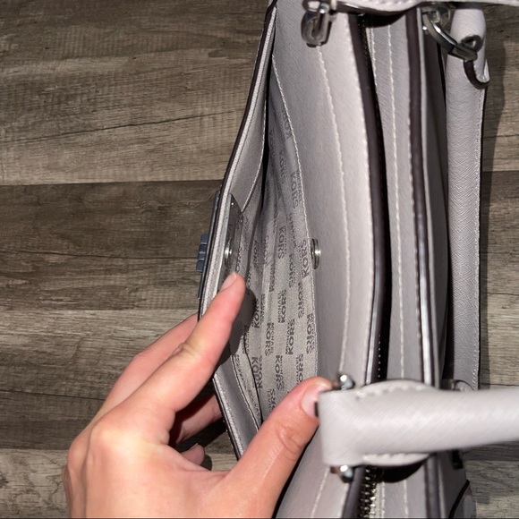 Michael Kors Gray Hand Bag - Picture 10 of 16